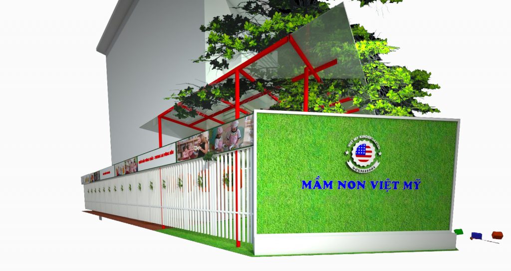 Cơ sở vật chất trường mầm non Việt Mỹ Montessori tại Hà Nội (Ảnh: website trường)